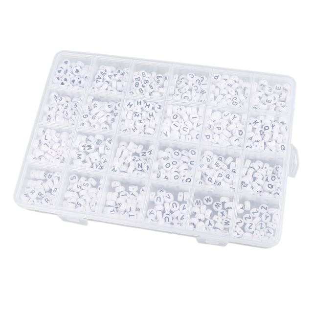 Juego de cuentas con letras ANGGREK cuenta del alfabeto caja fuerte profesional para niños