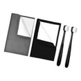 thumbnail image 1 of Kit limpiador de joyas de plata, multifuncional, premium, fácil de usar, práctico, compacto, con 2 cepillos, de doble cara, para pendientes. Negro y gris oscuro, 1 of 8