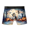 thumbnail image 2 of Happy Halloween Vampire Shetland Sheepdog BOO with Pumpkins Fun and Spooky All Over Print Boxer Briefs Underwear for Men Dad Sheltie Dog Lover Gifts - 00018, 2 of 6