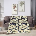 thumbnail image 7 of KLL Fleece Blanket Plush Throw Blanket Game Controller ,Soft Fuzzy Cozy Flannel Blanket for Couch Sofa Bed.(60"x50" ), 7 of 7