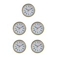 thumbnail image 2 of Baohd 1/2/3/5 Regal Charm Round Clocks Head Insert Roman Number For Luxurious Touch Roman gold 5PCS, 2 of 6
