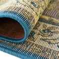 thumbnail image 6 of Unique Loom Outdoor Traditional Collection Area Rug - Cahuita (4'  x 6' Rectangle Blue/Green), 6 of 7