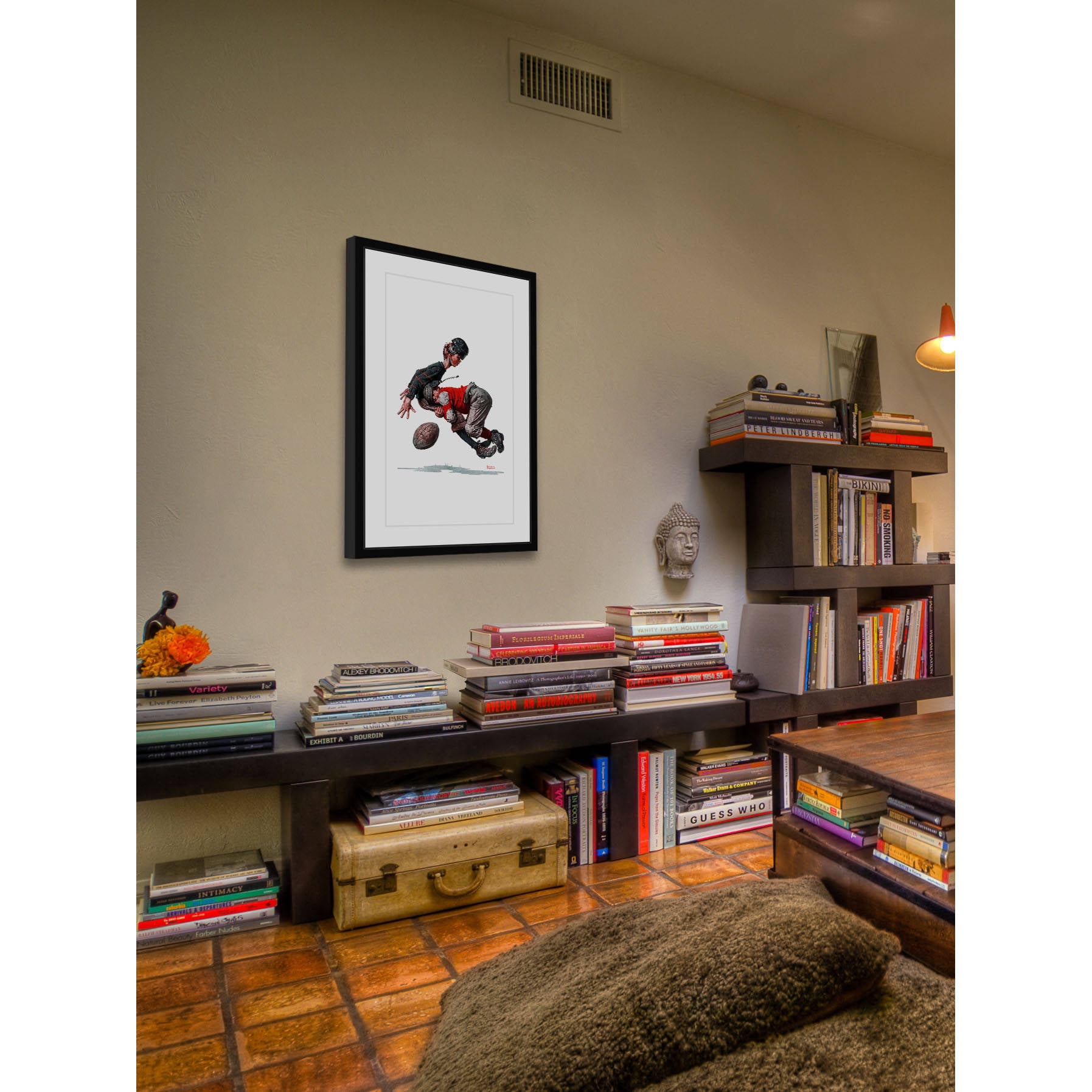 Marmont Hill Inc Norman Rockwell 'Fumble' Marmont Hill Framed Art Print - Multi-color
