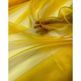 thumbnail image 5 of Sheer Organza Fabric by the Yard for Sewing Fashion Wedding Dress DIY Event Decorations, 60’’ Wide Sparkle Silky Crystal Organza Fabric (Yellow, 10 Yard), 5 of 5