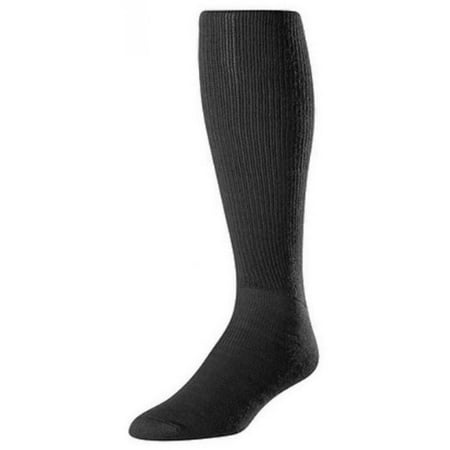 - Twin City Senior Youth All Sport Solid Color Tube Sock, Black