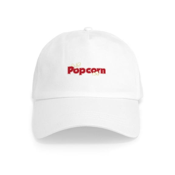 CafePress - Popcorn Cap - Adjustable 100% Brushed Unisex Casual Cotton Baseball Cap, Beige, 1