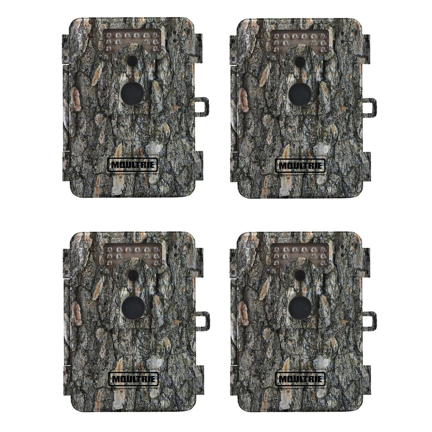 Restored Moultrie D5 5.0 MP Low Glow Hunting Game Camera, 4 Pack