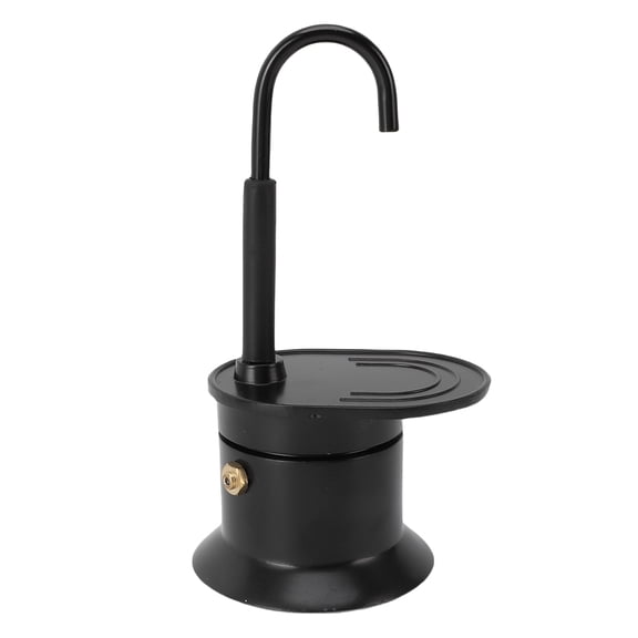 NFTIGB Mini Stovetop Espresso Pot, 1-Cup 50ml Aluminum Alloy Single Tube Coffee Maker for Camping Outdoor Travel Home Use, Black (1.7 oz / 50 ml) Brews Delicious Cups