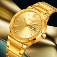 thumbnail image 5 of SKMEI Men's Watch, Round Quartz Analog Business Watch Stainless Steel Chain Bracelet, 3ATM Water Resistant Classic Wristwatch for Men Business and Daily Wear, 5 of 5