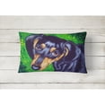 thumbnail image 2 of Carolines Treasures AMB1173PW1216 Tootsie Dachshund Fabric Decorative Pillow 12H x16W multicolor, 2 of 3