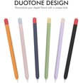thumbnail image 3 of AhaStyle Duotone Case Sleeve Silicone Protective Cover Skin [Added Cable Adapter Tether] Compatible with Apple Pencil, 3 of 5