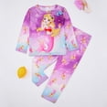 thumbnail image 4 of ATAIKU Toddler and Little Girl Pajamas Set Kids Long Sleeve Tee and Pants Mermaid Sleepwear Girls 2-Piece Jammies 5T, 4 of 14