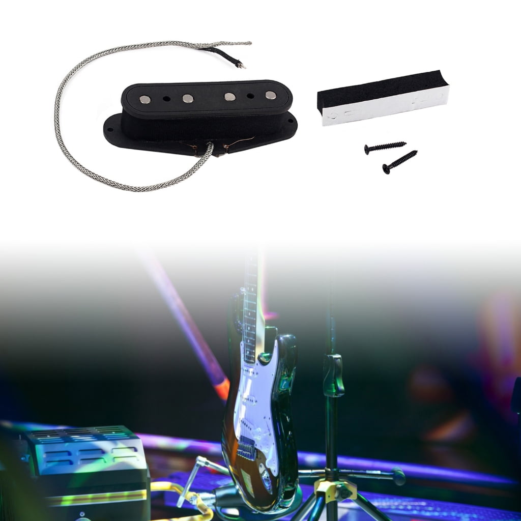 Single Coil Guitar Bridge Pickups with Screws Sets for Electric Guitar Bass Part