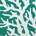 thumbnail image 2 of Simply Daisy 20-inch Square Big Seaweed Polyester Indoor Pillow, Kelly Green Qty 1, 2 of 4