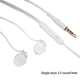 thumbnail image 5 of Sidaley Auriculares antirruido para dormir con micrófono Auriculares con control de botón anti-pliegue para hoteles Single 3.5mm White Type1 NO1, 5 of 6