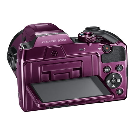 Nikon - COOLPIX B500 16.0-Megapixel Digital Camera - Plum
