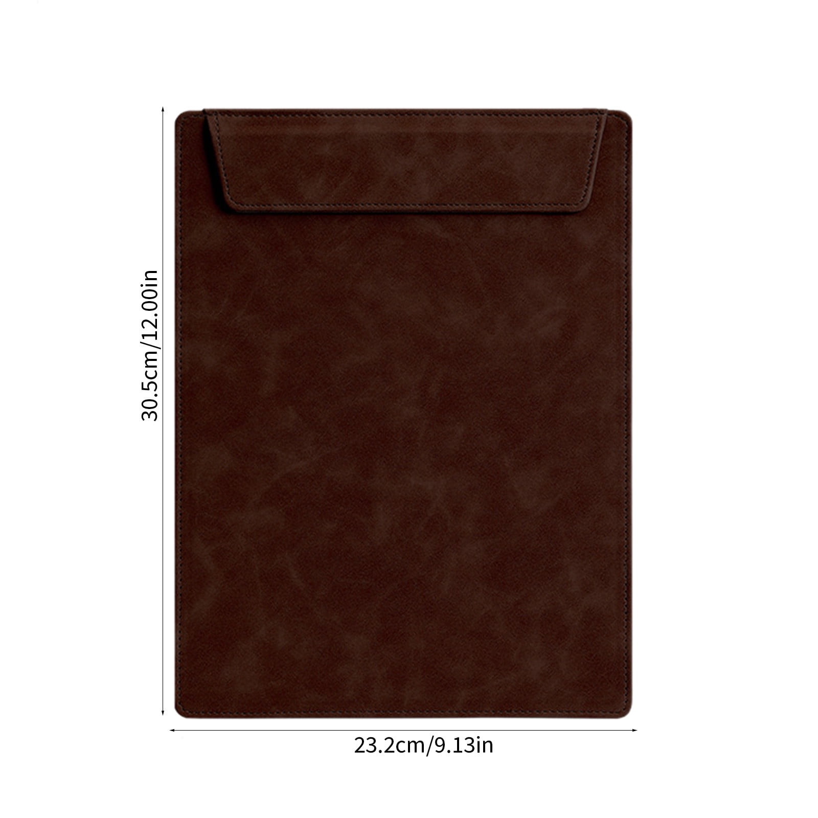 JilgTeok 2 Packs A4 Leather-Like Magnetic Clipboard Pad with Writing and Folder Clamp Document Organizer Writing Pad Business Card Holder for School Office Home