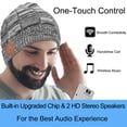 thumbnail image 4 of Gorro de invierno FULLLIGHT TECH con auriculares Bluetooth Beanie, 4 of 7