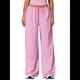thumbnail image 1 of Pantalones Deportivos Casuales Holgados de Pierna para Mujer, Rectos, de Tiro Bajo, con Bolsillos con Cordón Elástico Rosa XL, 1 of 8