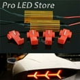 thumbnail image 3 of 4X 50W 6ohm LOAD RESISTOR FIX LED LIGHT BULB ERROR FAST HYPER FLASH TURN SIGNAL, 3 of 12