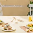 thumbnail image 5 of 6-Piece Serving Flatware Silverware Set, Serving Utensil Set,Include Cake Server, Slotted Serving S, 5 of 5