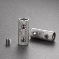 thumbnail image 3 of HERFIER Winomo 2 PCS 4 Gauge Wire Couplers Audio Car Brass Terminal Butt Connectors - 4GA 1.18x0.45x0.45in, 3 of 8