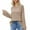 Khaki, variant on biudgviw Sweater Tops for Women Fashion Long Sleeve Fall Lounge Tunic Shirts Loose Casual Crewneck Pullovers