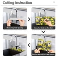 thumbnail image 5 of Yayeee Faucet Mat for Kitchen Sink 14.7" Diatomite Long Splash Guard Pad, Yellow Flowers, 5 of 7