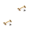 thumbnail image 2 of Tholdsy RC Car Steering Linking Turning Seat Modification Parts Reemplazo del kit de accesorios Reemplazo para A949 A959 K929 Golden dorado 2piezas Tholdsy CBP212212, 2 of 5