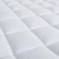 thumbnail image 7 of Sacred Thread Quilted Fitted Mattress Pad, 100% Cotton, Cooling Topper, 18 Inch Deep Pockets, 7 of 7
