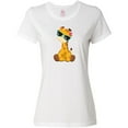 thumbnail image 3 of Inktastic Cute Giraffe, Giraffe with Sunglasses, Cute Animal Women's T-Shirt, 3 of 5