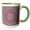 Green/White, variant on 3drose, Hippie Geometric Mandala - Colorful Concentric Oval Mandala Art, 11oz Magic Transforming Mug