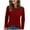 Wine, variant on tarylea Tops for Women Trendy Crew Neck Long Sleeve Shirts Solid Color Loose Tops Casual Comfy Basic Fall Tops