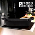 thumbnail image 4 of Sarten De Hierro Fundido 19 Cm Con Asas Rectangular Cocina negro, 4 of 6