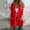 Red, variant on BODOAO Women's Button Down Hoodie Cardigan Sweaters Single Breasted Jacket Coat Long Coats Long Sleeve Fall Fashion Open Front Knit 2025 Winter Outerwear Coats Army Green L