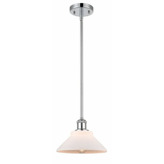 Innovations 516-1S-PC-G131-LED Orwell 1 Light Pendant part of the Ballston Collection, Polished Chrome