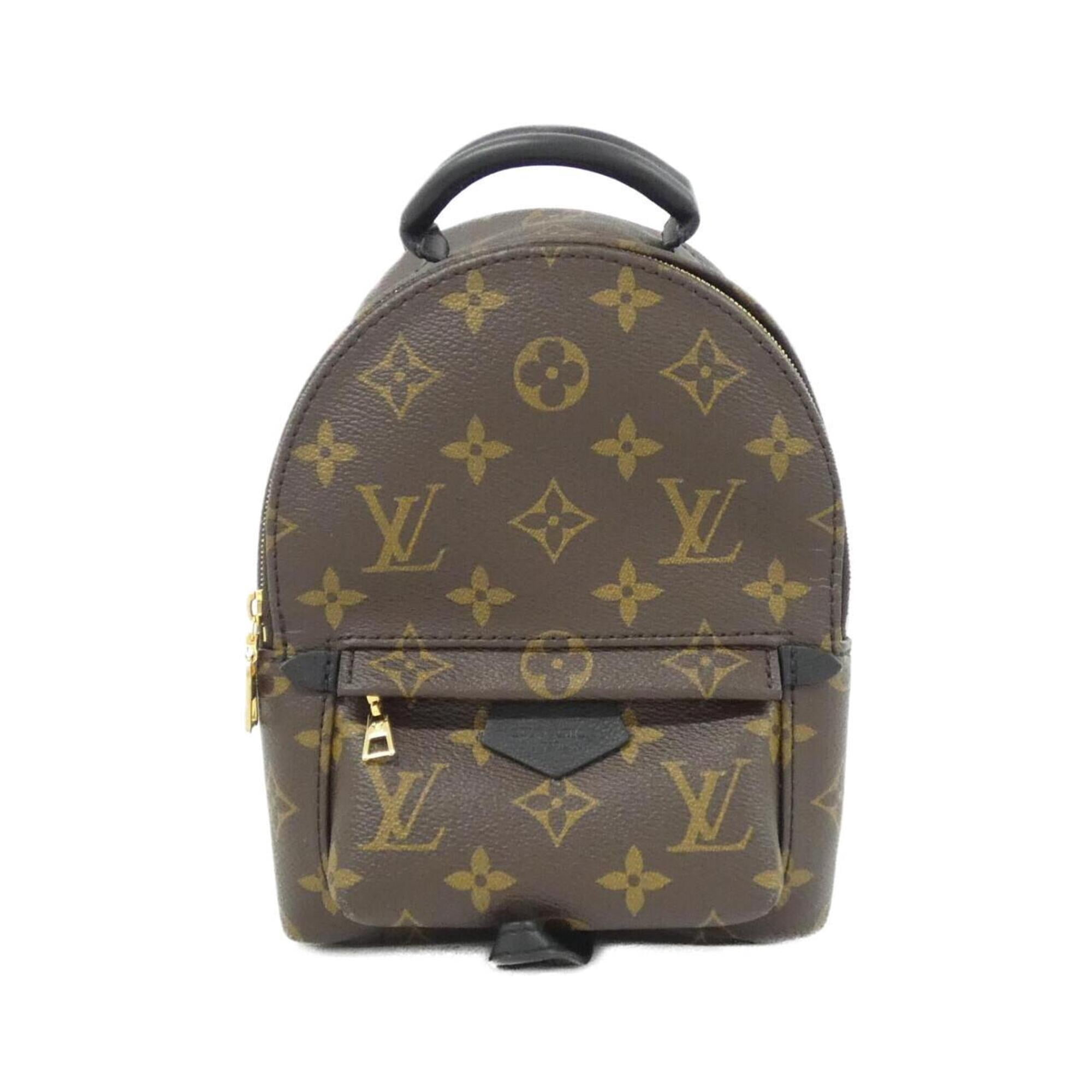 louis vuitton backpacks for school Brown Monogram Palm Spring Backpack PM Leather carrying handle Louis Vuitton School Bags Louis