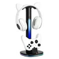thumbnail image 1 of Station de Recharge pour Manettes Xbox Series X/S, Support pour Casque, Support de Charge pour Manettes avec Éclairage RVB, avec 2 Ports de Recharge USB, Station de Recharge, 1 of 6