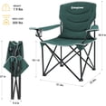 KingCamp Extra Large Travel Folding Camping Chair, Wide Seat, Heavy