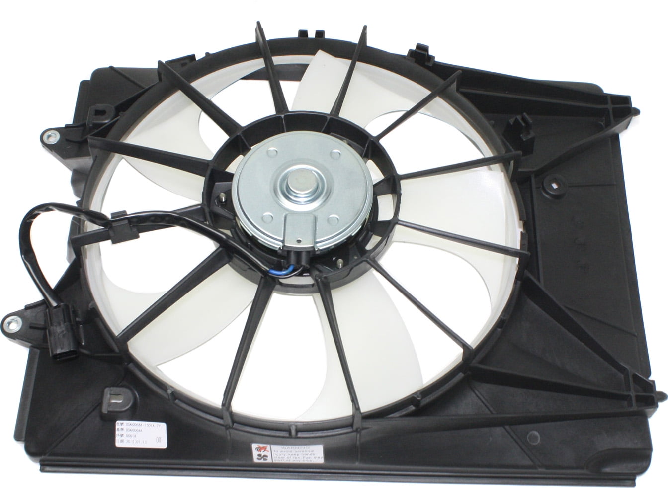 A/C AC Condenser Cooling Fan Assembly for Acura MDX Honda Pilot