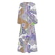 thumbnail image 4 of Gibobby Vestido Casual para Mujer Vestido a media pierna con botones y estampado floral de manga larga con cuello en V casual para mujer(Morado,M), 4 of 5
