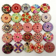 100 Pieces Assorted Holes Buttons for Sewing and Crafts