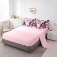 thumbnail image 5 of Manfei Pink Black Graffiti 7-Piece Twin Bedding Sets,Modern Abstract Geometric Bedding Comforter Set,Vitage Stripe Pattern Sheet Sets For Kids,Super Cozy Room Decor Reversible, 5 of 8