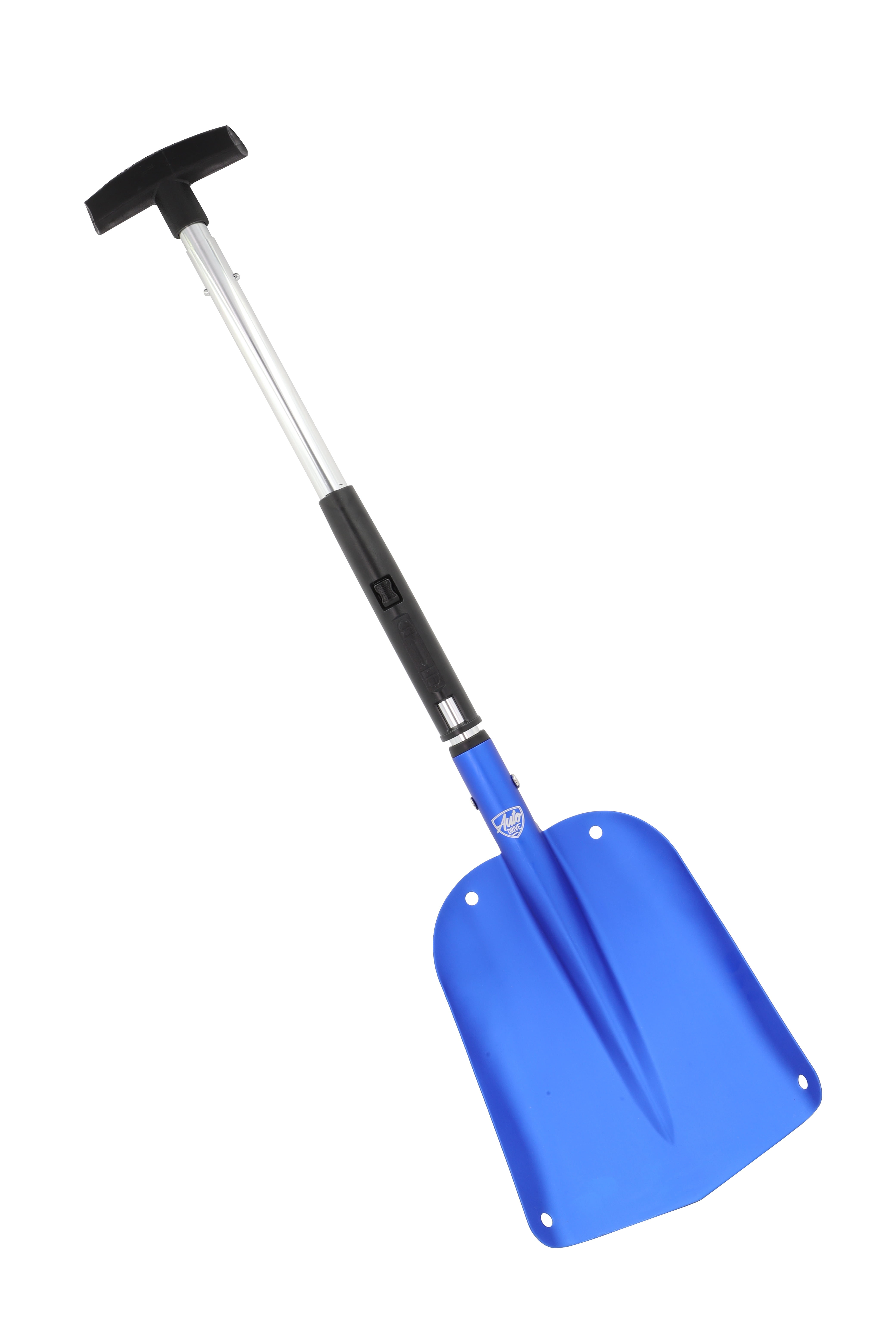 Auto Drive Aluminum Emergency Winter Shovel with Metal Shaft and T-Grip Handle