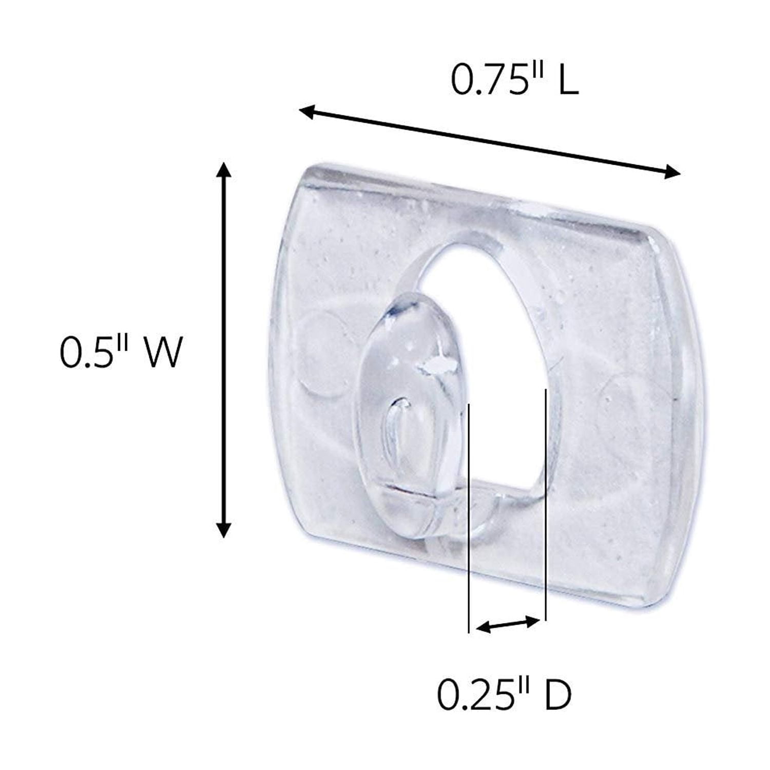 Command 4-packages of Mini Light Clips, Indoor Use, Clear, 160 clips total 17026CLR-40ES
