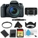 thumbnail image 1 of Canon EOS 77D DSLR Camera with 18-135mm Lens Bundle w/ Memory Kit + Bonus 50mm Lens (Intl Model) Canon 1892C002, 1 of 5