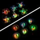 thumbnail image 3 of 24 paquetes de anillos de luz LED para fiestas infantiles, suministros de fiesta que brillan en la oscuridad para regalos de graduación/cumpleaños, rellenos de bolsas para fiestas infantiles, 3 of 5
