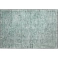 thumbnail image 2 of Addison Rugs Mayfield Premium Machine Washable Transitional Border Aqua Rectangle Rug, 1'8" x 2'6", 2 of 6