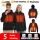 thumbnail image 2 of Sudadera con capucha y calefacción de 5 zonas para hombre y mujer, sudadera con calefacción estilo Harajuku, abrigo cálido de invierno con calefacción por USB, chaqueta térmica con calefacción automát, 2 of 5