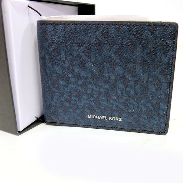 michael kors blue wallet